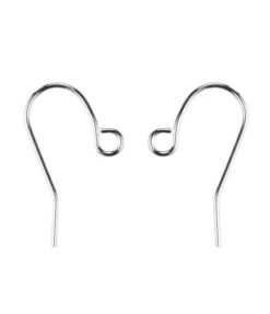 Silver Plated Shepherds Crook Ear Wires(Silver Plated Shepherds Crook Ear Wires)