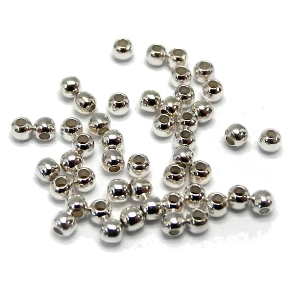 Sterling Silver (925) Crimp Beads(Sterling Silver 925 Crimp Beads) 3 Sterling Silver (925) Crimp Beads(Sterling Silver 925 Crimp Beads)