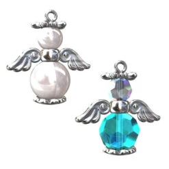 Sterling Silver (925) Double Wing Charms(Sterling Silver 925 Angel Wings Charms) 5 Sterling Silver (925) Double Wing Charms(Sterling Silver 925 Angel Wings Charms) -BlueStreak Crystal Shop Sterling Silver 925 Double Wing Charms 2
