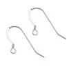 Sterling Silver (925) Fish Hook Ear Wires(Sterling Silver 925 Sts Fish Hook Ear Wires Jewellery Findings 19mm And 23mm)