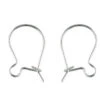 Sterling Silver (925) Kidney Wire Ear Wires(Sterling Silver 925 Earring Kidney Wires) -BlueStreak Crystal Shop Sterling Silver 925 Kidney Wire Ear Wires