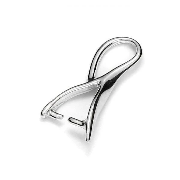 Sterling Silver (925) Leaf Bail(Sterling Silver 925 Leaf Bail) 3 Sterling Silver (925) Leaf Bail(Sterling Silver 925 Leaf Bail)