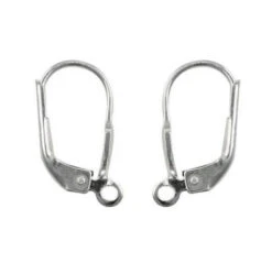 Sterling Silver (925) Lever Back Earrings(Sterling Silver 925 Sts Lever Back Earrings And Ear Wire 13x10mm)