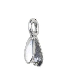 Sterling Silver (925) Pear Pinch Bail(Sterling Silver 925 Pear Pinch Bails)
