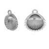 Sterling Silver (925) Shell Bail For Half Drilled 6mm Pearl(Sterling Silver 925 Jewellery Findings Pendant Bail For Pearl 5818 6mm) -BlueStreak Crystal Shop Sterling Silver 925 Shell Bail for Half Drilled 6mm Pearl