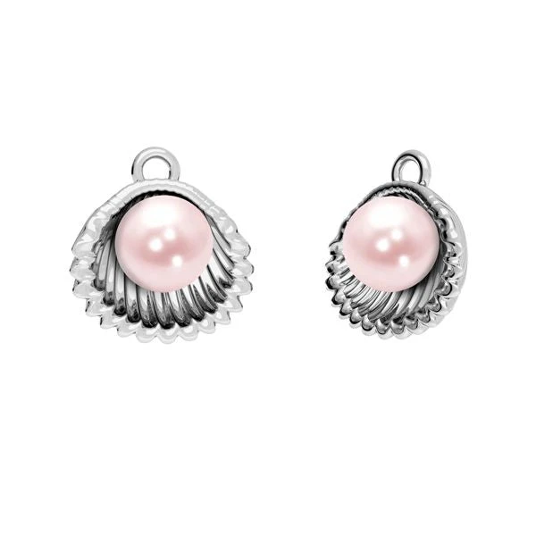 Sterling Silver (925) Shell Bail For Half Drilled 6mm Pearl(Sterling Silver 925 Jewellery Findings Pendant Bail For Pearl 5818 6mm) 4 Sterling Silver (925) Shell Bail For Half Drilled 6mm Pearl(Sterling Silver 925 Jewellery Findings Pendant Bail For Pearl 5818 6mm) - Image 2