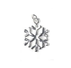 Sterling Silver (925) Snowflake Charm(Sterling Silver 925 Snowflake Charm)