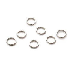 Sterling Silver (925) Split Rings(Sterling Silver 925 Sts 4 8mm Split Rings Jewellery Making)