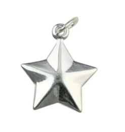 Sterling Silver (925) Star Charm(Sterling Silver 925 Star Charm)