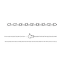 Sterling Silver (925) Trace Chains(Sterling Silver 925 Sts Jewellery Making Chains Belcher Snake Trace)