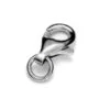 Sterling Silver (925) Trigger Clasp With Jump Ring(Sterling Silver 925 Trigger Clasp 11mm) -BlueStreak Crystal Shop Sterling Silver 925 Trigger Clasp with Jump Ring