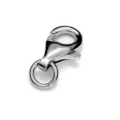 Sterling Silver (925) Trigger Clasp With Jump Ring(Sterling Silver 925 Trigger Clasp 11mm)