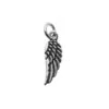 Sterling Silver (925) Wing Charm(Sterling Silver 925 Charm Pendants) 1 Sterling Silver (925) Wing Charm(Sterling Silver 925 Charm Pendants) -BlueStreak Crystal Shop Sterling Silver 925 Wing Charm