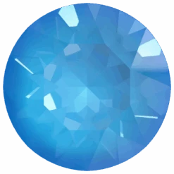 Swarovski Chatons Round Stones (1028 & 1088) Crystal Electric Blue Ignite UNFOILED(Swarovski Chatons Round Stones 1028 1088 Crystal Electric Blue Ignite)
