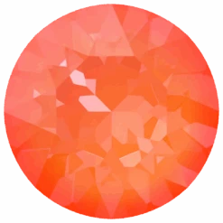 Swarovski Chatons Round Stones (1028 & 1088) Crystal Electric Orange Ignite UNFOILED(Swarovski Chatons Round Stones 1028 1088 Crystal Electric Orange Ignite Unfoiled)