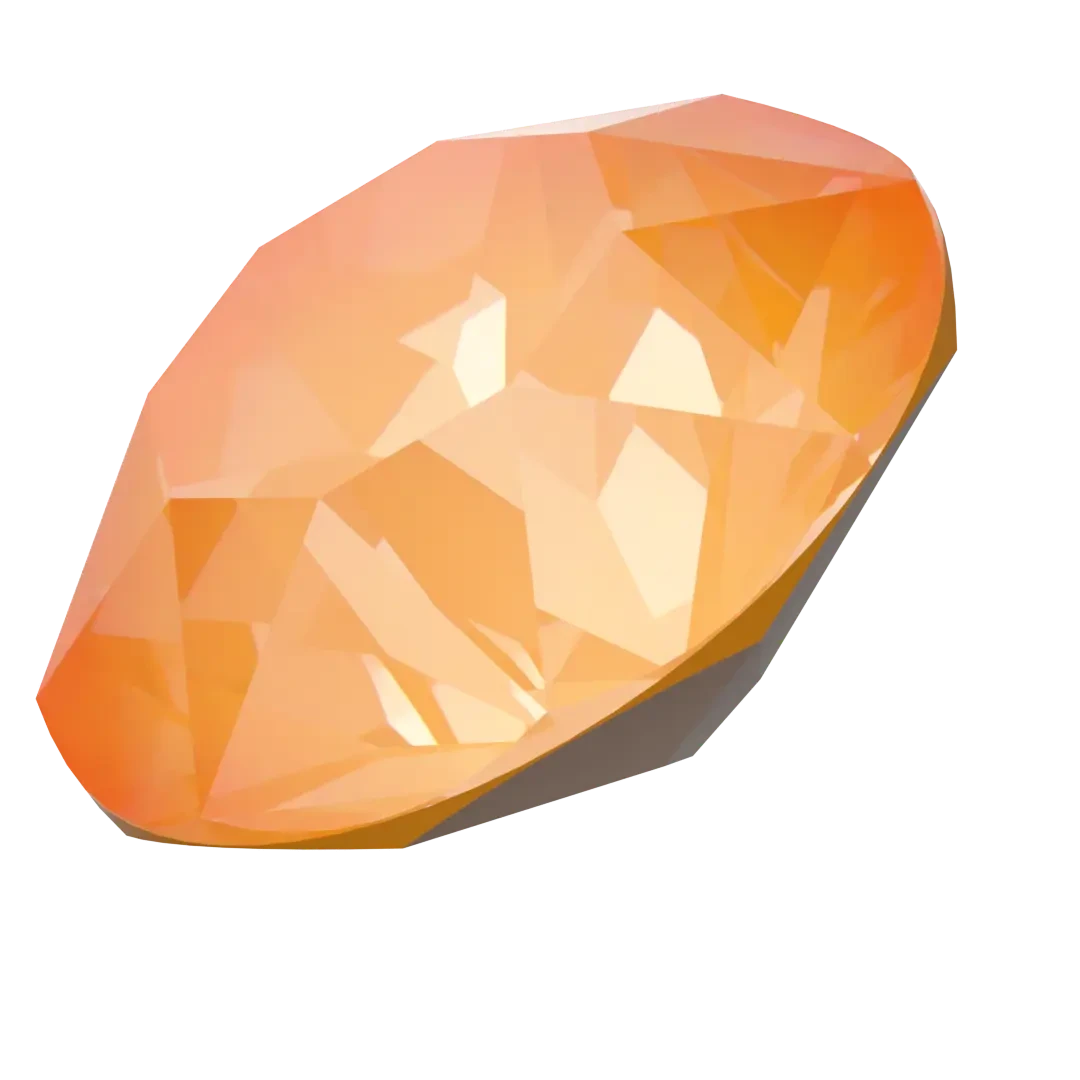 Swarovski Chatons Round Stones (1028 & 1088) Crystal Mango Ignite UNFOILED(Swarovski Chatons Round Stones 1028 1088 Crystal Mango Ignite Unfoiled) 4 Swarovski Chatons Round Stones (1028 & 1088) Crystal Mango Ignite UNFOILED(Swarovski Chatons Round Stones 1028 1088 Crystal Mango Ignite Unfoiled) - Image 2