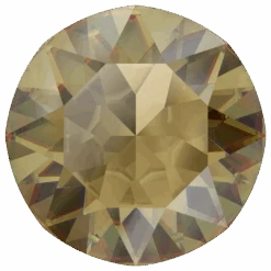 Swarovski Chatons Round Stones (1028 & 1088) Light Colorado Topaz Ignite UNFOILED(Swarovski 1028 1088 Chatons Light Colorado Topaz Ignite)