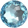 Serinity Chatons Round Stones Thin (1383) Aquamarine(Serinity 1383 Thin Round Chatons Aquamarine) -BlueStreak Crystal Shop Swarovski Chatons Round Stones Fantasy 1383 Aquamarine