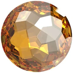 Serinity Chatons Round Stones Thin (1383) Crystal Golden Shadow(Serinity 1383 Thin Round Chatons Crystal Golden Shadow)