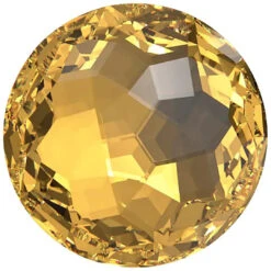 Serinity Chatons Round Stones Thin (1383) Golden Topaz(Serinity 1383 Thin Round Chatons Golden Topaz)
