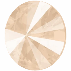 Swarovski Chatons Round Stones Rivoli (1122) Crystal Ivory Cream Delite UNFOILED(Swarovski 1122 Rivoli Chatons Crystal Ivory Cream Delite) -BlueStreak Crystal Shop Swarovski Chatons Round Stones Rivoli 1122 Crystal Ivory Cream Delite UNFOILED 2