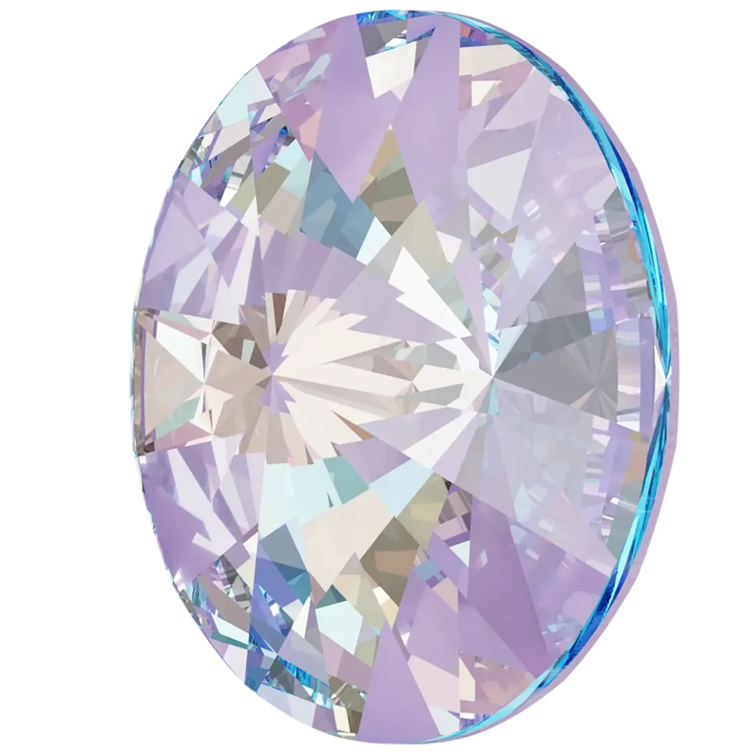 Swarovski Chatons Round Stones Rivoli (1122) Crystal Lavender Delite UNFOILED(Swarovski 1122 Rivoli Chatons Crystal Lavender Delite) 4 Swarovski Chatons Round Stones Rivoli (1122) Crystal Lavender Delite UNFOILED(Swarovski 1122 Rivoli Chatons Crystal Lavender Delite) - Image 2