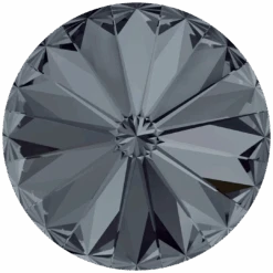 Serinity Chatons Round Stones Rivoli (1122) Crystal Silver Night(Serinity 1122 Rivoli Chatons Crystal Silver Night)