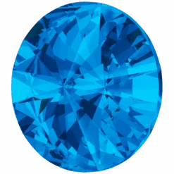 Swarovski Chatons Round Stones Rivoli (1122) Sapphire(Swarovski 1122 Rivoli Chatons Sapphire) -BlueStreak Crystal Shop Swarovski Chatons Round Stones Rivoli 1122 Sapphire 2 1