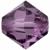Swarovski Crystal Beads Bicone (5328) Amethyst(Swarovski 5328 Bicone Beads Amethyst)