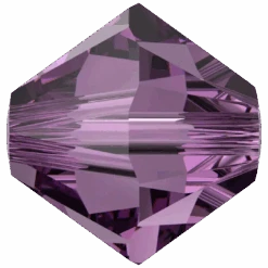 Swarovski Crystal Beads Bicone (5328) Amethyst(Swarovski 5328 Bicone Beads Amethyst)