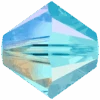 Swarovski Crystal Beads Bicone (5328) Aquamarine AB(Swarovski 5328 Bicone Beads Aquamarine Ab)