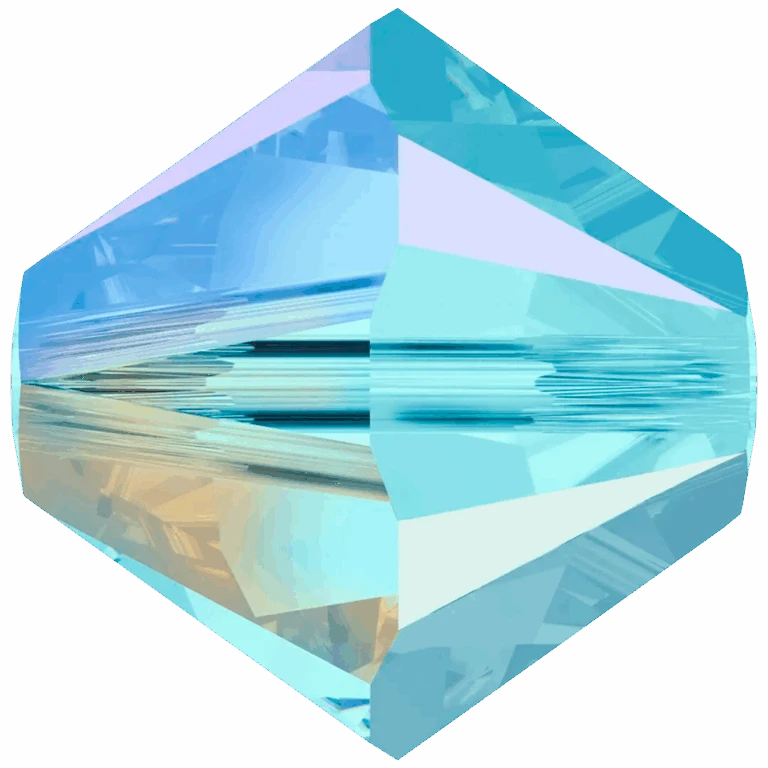 BlueStreak Crystal Shop -BlueStreak Crystal Shop Swarovski Crystal Beads Bicone 5328 Aquamarine AB 768x768 1