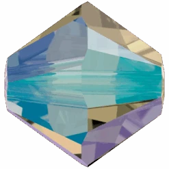 Swarovski Crystal Beads Bicone (5328) Black Diamond Shimmer 2X(Swarovski 5328 Bicone Beads Black Diamond Shimmer 2x)