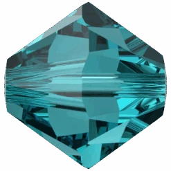 Serinity Crystal Beads Bicone (5328) Blue Zircon(Serinity 5328 Bicone Beads Blue Zircon)
