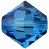 Serinity Crystal Beads Bicone (5328) Capri Blue(Serinity 5328 Bicone Beads Capri Blue)