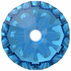 Serinity Crystal Beads Bicone (5328) Capri Blue(Serinity 5328 Bicone Beads Capri Blue) -BlueStreak Crystal Shop Swarovski Crystal Beads Bicone 5328 Capri Blue 3