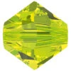 Swarovski Crystal Beads Bicone (5328) Citrus Green(Swarovski 5328 Bicone Beads Citrus Green) -BlueStreak Crystal Shop Swarovski Crystal Beads Bicone 5328 Citrus Green