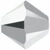 Swarovski Crystal Beads Bicone (5328) Crystal Light Chrome 2X(Swarovski 5328 Bicone Beads Crystal Light Chrome 2x) -BlueStreak Crystal Shop Swarovski Crystal Beads Bicone 5328 Crystal Light Chrome 2X 1