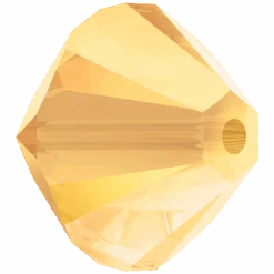 Serinity Crystal Beads Bicone (5328) Crystal Metallic Sunshine(Serinity 5328 Bicone Beads Crystal Metallic Sunshine) -BlueStreak Crystal Shop Swarovski Crystal Beads Bicone 5328 Crystal Metallic Sunshine 2 1