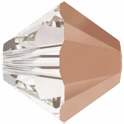 Swarovski Crystal Beads Bicone (5328) Crystal Rose Gold(Swarovski 5328 Bicone Beads Crystal Rose Gold)