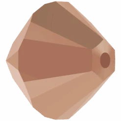 Swarovski Crystal Beads Bicone (5328) Crystal Rose Gold 2X(Swarovski 5328 Bicone Beads Crystal Rose Gold 2x) -BlueStreak Crystal Shop Swarovski Crystal Beads Bicone 5328 Crystal Rose Gold 2X 2