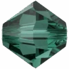 Swarovski Crystal Beads Bicone (5328) Emerald(Swarovski 5328 Bicone Beads Emerald) -BlueStreak Crystal Shop Swarovski Crystal Beads Bicone 5328 Emerald