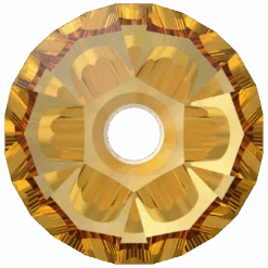 Swarovski Crystal Beads Bicone (5328) Golden Topaz(Swarovski 5328 Bicone Beads Golden Topaz) -BlueStreak Crystal Shop Swarovski Crystal Beads Bicone 5328 Golden Topaz 3