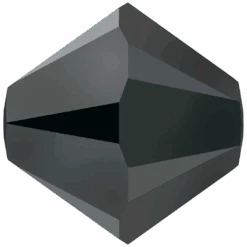 Swarovski Crystal Beads Bicone (5328) Jet Hematite 2X(Swarovski 5328 Bicone Beads Jet Hematite 2x)