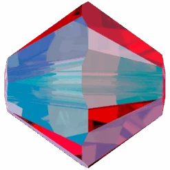 Swarovski Crystal Beads Bicone (5328) Light Siam Shimmer 2X(Swarovski 5328 Bicone Beads Light Siam Shimmer 2x)