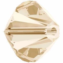 Swarovski Crystal Beads Bicone (5328) Light Silk(Swarovski 5328 Bicone Beads Light Silk) -BlueStreak Crystal Shop Swarovski Crystal Beads Bicone 5328 Light Silk 2