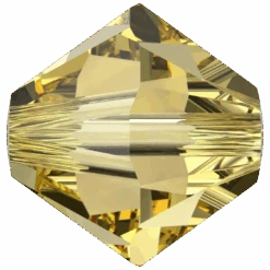 Swarovski Crystal Beads Bicone (5328) Recreated Dark Jonquil(Swarovski Crystal Beads Bicone 5328 Recreated Dark Jonquil)