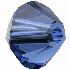Swarovski Crystal Beads Bicone (5328) Recreated Dark Sapphire(Swarovski Crystal Beads Bicone 5328 Recreated Dark Sapphire) -BlueStreak Crystal Shop Swarovski Crystal Beads Bicone 5328 Recreated Dark Sapphire 2