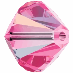 Swarovski Crystal Beads Bicone (5328) Rose AB(Swarovski 5328 Bicone Beads Rose Ab) -BlueStreak Crystal Shop Swarovski Crystal Beads Bicone 5328 Rose AB 2