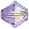 Swarovski Crystal Beads Bicone (5328) Violet AB(Swarovski 5328 Bicone Beads Violet Ab) -BlueStreak Crystal Shop Swarovski Crystal Beads Bicone 5328 Violet AB